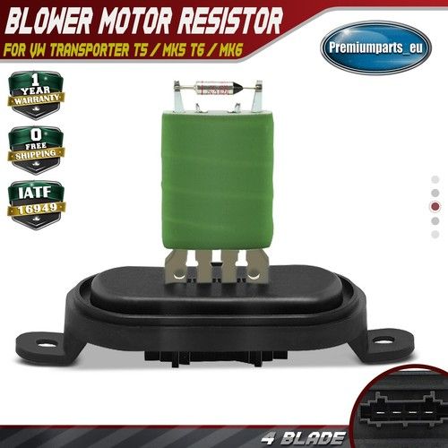 Heater Blower Motor Fan Resistor for VW Transporter T5 / MK5 T6 / MK6 7E0959263C
