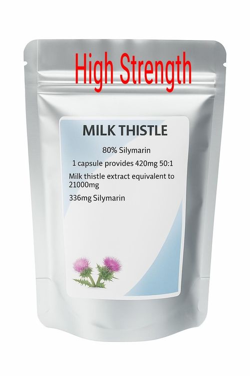 Milk Thistle 21000mg Capsules  Detox Support High Strength — image 4