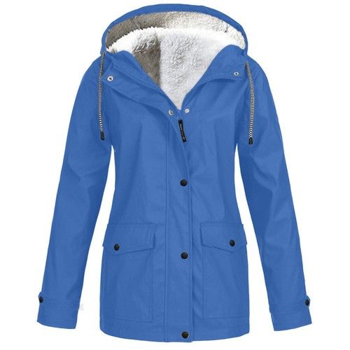 Women's Winter Warm Coats-Ladies Fleece Parka Hooded Jackets Waterproof Outwear