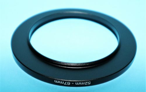 Brand New 52mm to 67mm 52-67mm Metal Step-Up Stepping Ring Filter Adapter — image 4