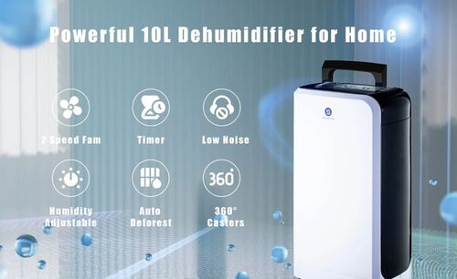 Compact dehumidifier for home and small offices, 10Litre/Day, smart compressor — image 5