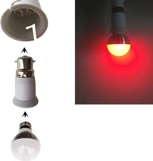 B22 Bayonet to Edison E27 Screw Type Bulb/Lamp/Light Bulb Home Socket Converter — image 3
