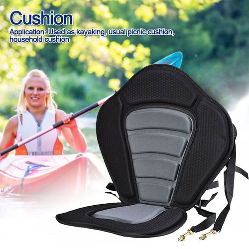 Kayak Seat Paddle Cushion Board Back Rest Rest Back Support Cushion Safety Black — image 9