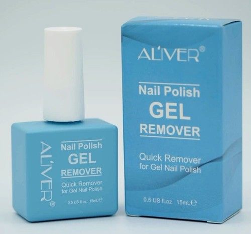 Aliver Soak-Off Gel Acrylic Nail Polish Quick Burst Manicure Remover 15ml