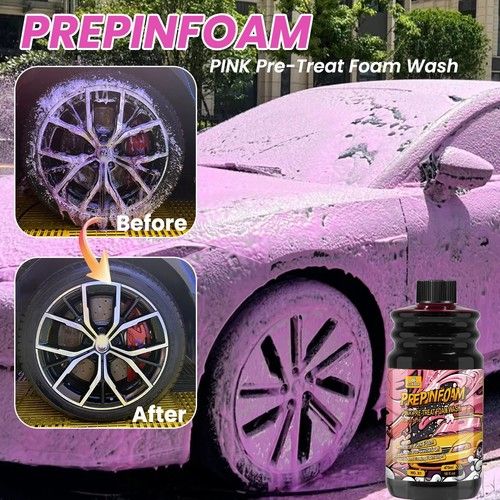 100ML Pink Foam Car Wash Shampoo Car washed Off Wash Car Wash Soap Super Foam