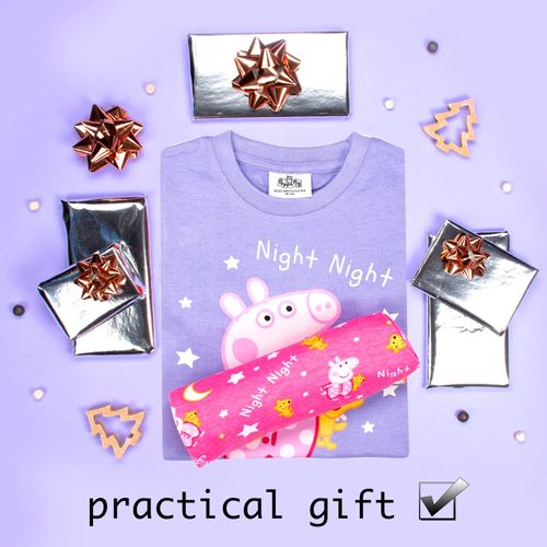 Peppa Pig Personalised  Pyjama for Girls Long Sleeve Winter PJ Set Christmas Gif — image 8