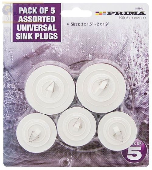 QUALITY UNIVERSAL SINK & BATH PLUG Basin Kitchen Bathroom Replacement Self-Park — image 2