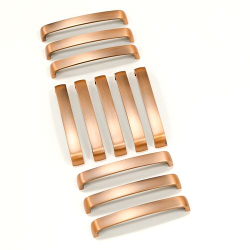 25x Copper Cabinet Handles Brushed Rose 160mm Kitchen Cupboard Door Drawer Pull — image 4