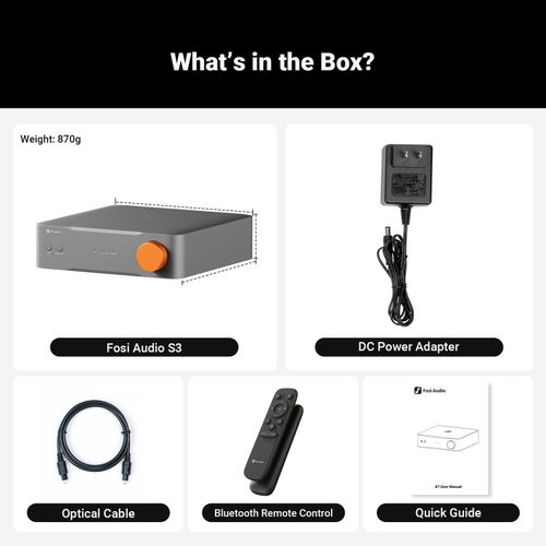 Fosi Audio S3 Music Audio Streamer DAC Preamp AirPlay 2 Receiver Multiroom WI-FI — image 10