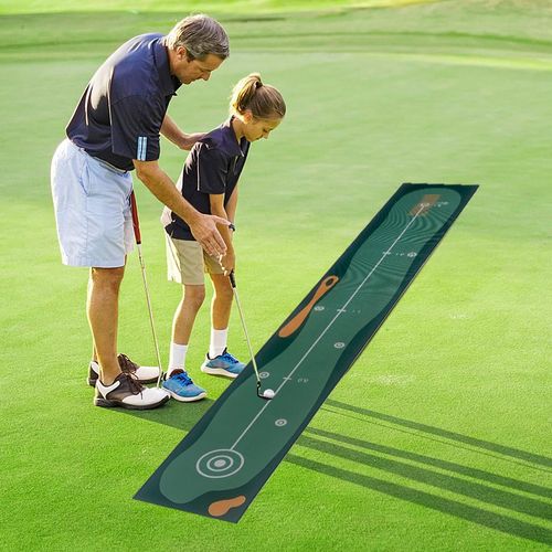 Golf Putting Mat Training Aid Equipment Improve Putting Accuracy Golf Practice — image 6