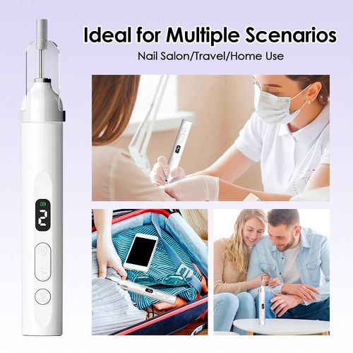 Professional Toe Nail Grinder For Thick Toenails Set Manicure Pedicure Drill Set — image 20