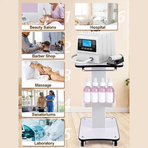 Beauty Salon Trolley On Wheels SPA Machine Storage Trolley Rolling Cart White,UK — image 2