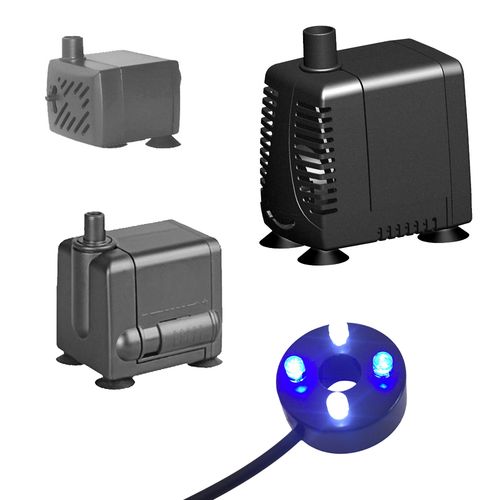 Hidom Submersible Water Pump for Aquarium Fish Tank Water Feature Optional LED — image 1