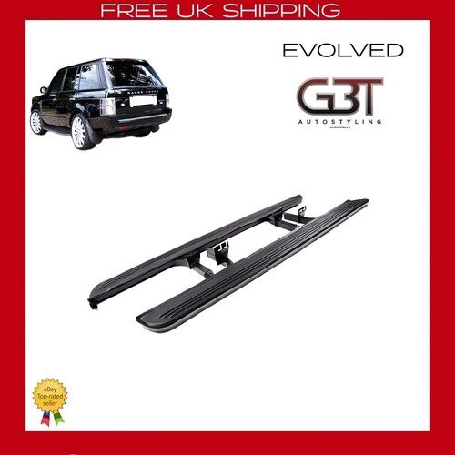 SIDE STEPS RUNNING BOARDS & MUDFLAPS FOR RANGE ROVER VOGUE L322 OE STYLE 2002-13
