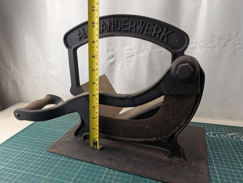 Large Antique German Alexanderwerk Bread Vegetable Kitchen Slicer ~Vintage Decor — image 21