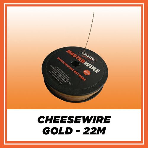 WINDSCREEN GLASS CUTTING CUT OUT REMOVAL CHEESE WIRE GOLD BRAIDED 22M ROLL
