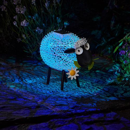 Solar LED Light Up Cow Sheep Farm Animal Garden Ornament | OR Spare Solar Panel — image 2