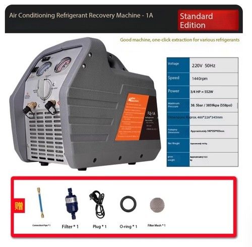 Dual-Cylinde Refrigerant Recovery Machine for Automotive Air Conditioning System