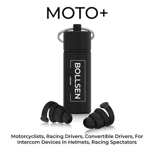 Ear Plugs Moto+ I Silicone Earplugs Motorcycle Motorsport Helmets Wind Noise NEW — image 1