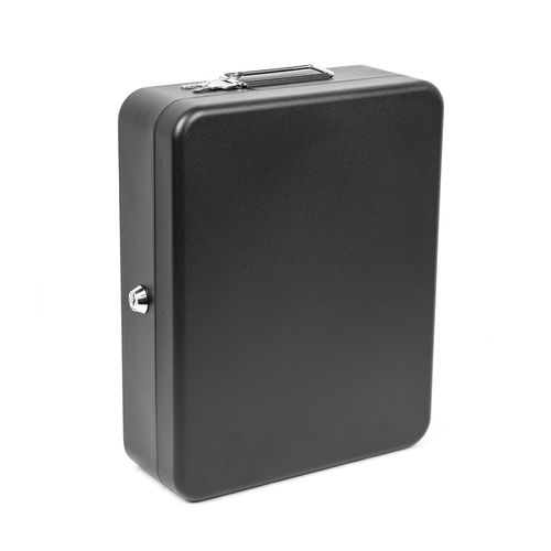 A4 Security Lock Box Large Chest Cash Safe Keys Document Home Office Box — image 8