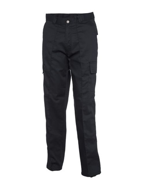 Mens Cargo Work Trousers Multi pocket workwear Combat Casual Pant Uneek UC902