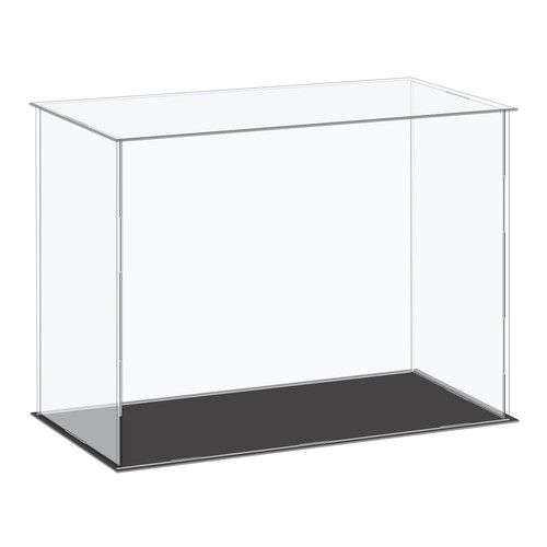 Acrylic Display Case Plastic Box Cube Storage Box Clear 36x16x25.5cm New
