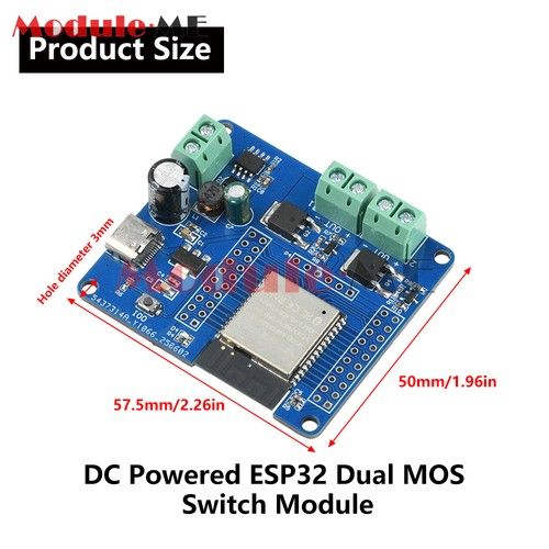 2/4Channel MOS Switch Relay Module ESP32 WIFI Bluetooth Development Board Type-C