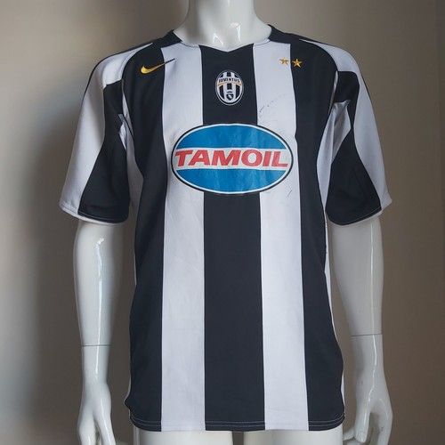 Nike Juventus FC 2004-2006 Home Football Shirt Tamoil Sponsor Jersey Size Large