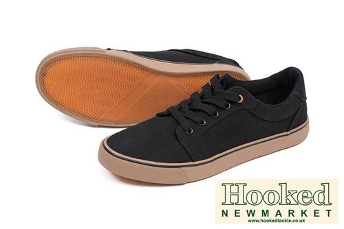 Fox Black Canvas Shoes *ALL SIZES* — image 2