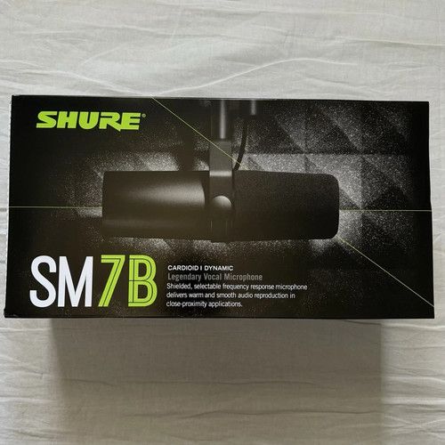 Shure SM7B Professional Cardioid Dynamic Studio Vocal Microphone SM-7B UK-STOCK