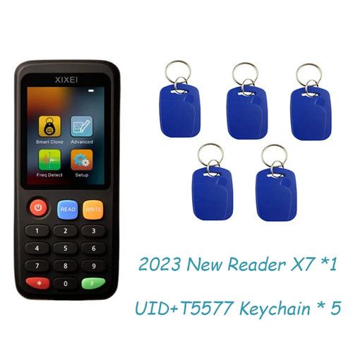New Rfid Smart Card Reader X7 125Khz Badge Copier 13.56Mhz Nfc Decoder Duplicato