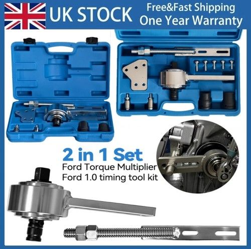 Ford 1.0 EcoBoost Belt Timing Tool Kit 2-in-1 Set Camshaft & Torque Multiplier