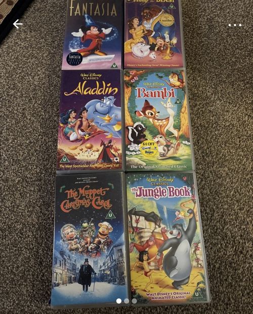 6 Classic Disney Films On VHS — image 1