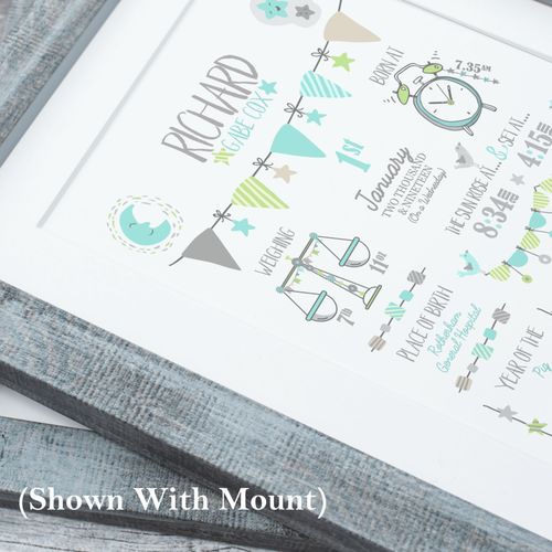 Personalised Baby Gift, Baby Boy Gift, Baby Girl Gift, New Baby Gift Christening — image 7