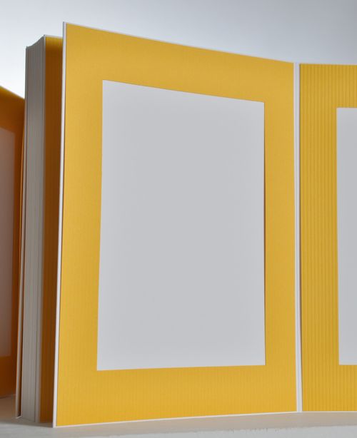 Picture Folder/Leporello for 50 Photos 13x18 - Yellow on White Basic - CG130 — image 5