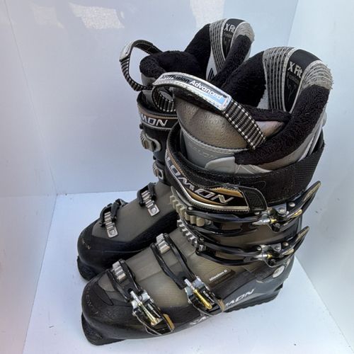 Salomon Mission 6 Men’s Ski Boots Size 27 100mm Last Stiff Flex Black/Grey — image 7