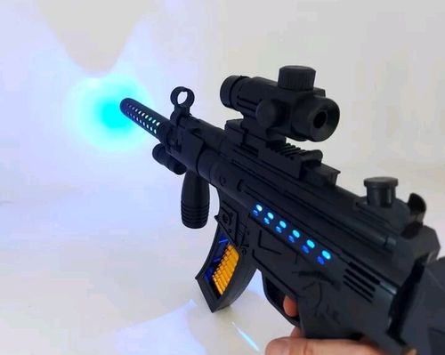 Kids Mp5 Squid Gun Flashing Lights & Sounds Boys Girls Army Role Play Uk — image 5
