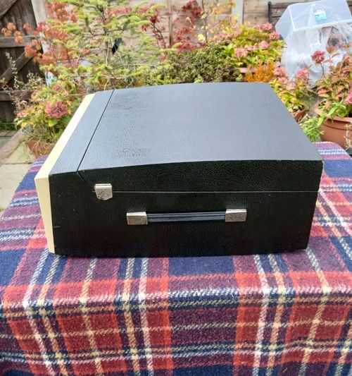 Bush RP50 Vintage Portable Record Player 4-speed BSR Autochange Deck Working — image 8