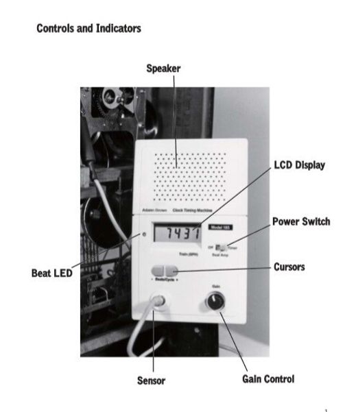 Timetrax 185 Clock Timer w/ built in Beat Amplifier & Sensor — image 3