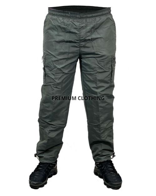Mens Thermal Fleece LINED Elasticated TROUSERS Cargo Combat Work Pants Bottoms <