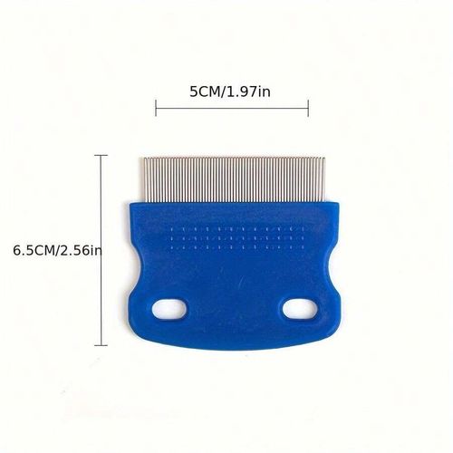 4 Packs Flea Lice Comb Stainless Steel Dog Cat Grooming Combs Double Sided* — image 3