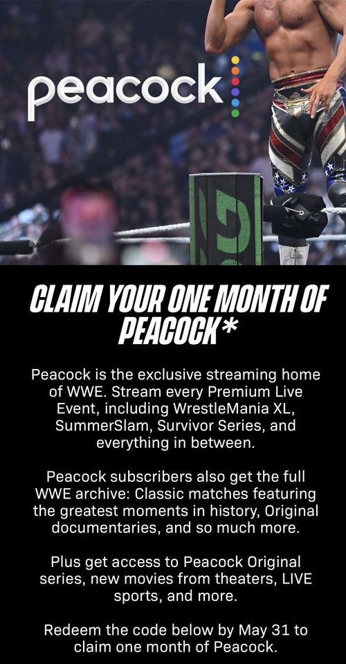 1 Month peacock subscription Code Digital — image 1