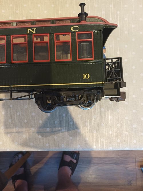 Bachmann Big Haulers G Scale ET&WNC No.10 AZALEA Observation Car Metal Wheels — image 4
