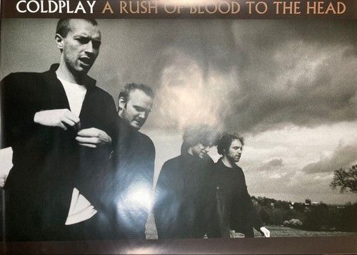 COLDPLAY / A Rush of Blood to the Head 2002 Original Official Poster 25x35in
