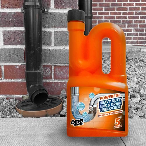 Sink and Drain Unblocker 2 x 750ml Heavy Duty Powerful Formula One Chem — image 6