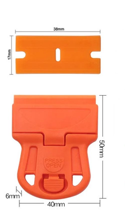BGS Kraftmann Hob Ceramic Scraper Oven Cleaner Window Scraper VPA GS TUV