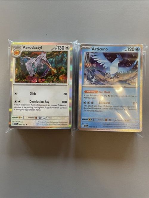 Pokemon SV 151 Bulk Bundle - 100 Cards incl 20 Reverse Holo/Holo Rares! No Dupes