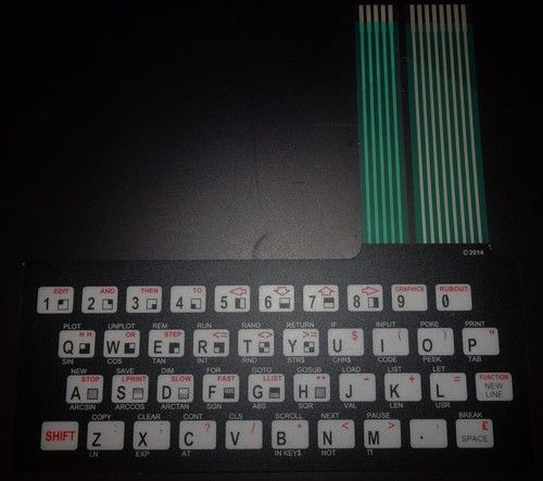 Sinclair ZX81 / Timex 1000 Keyboard Membrane 2025