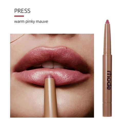 Rhode Peptide Lip Shape Lip Liner colour press with smudge end
