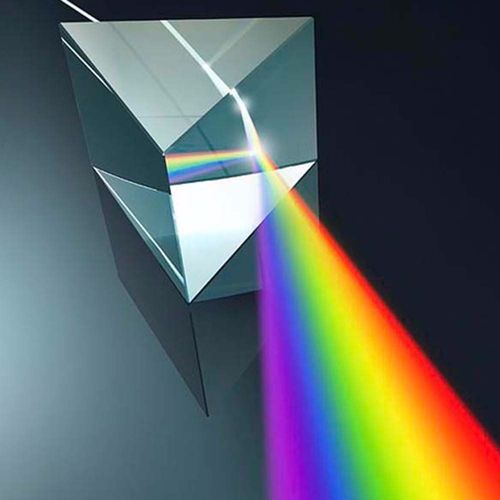 Kids Physics Stem Learning Science Toy Glass Reflecting Triangular Color Prism — image 1
